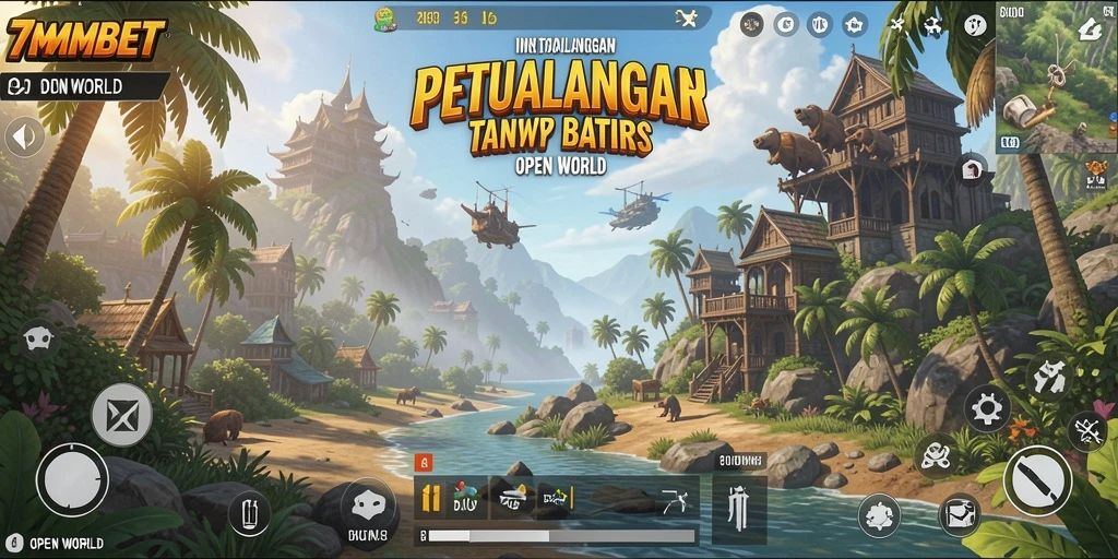 Antarmuka dan fungsi menarik dari 7MMBET saat menjelajahi dunia terbuka.