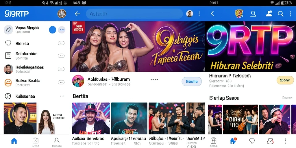 Tampilan antarmuka aplikasi 99RTP yang menarik dan informatif.