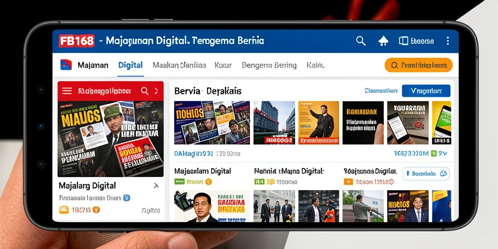 Antarmuka FB168 yang menarik dan mudah digunakan.