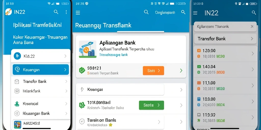 Tampilan antarmuka pengguna IN22 yang modern dan fungsional.
