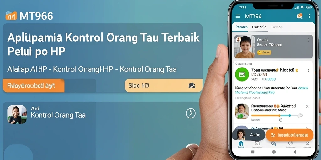 Antarmuka pengguna MT966 yang mudah digunakan dan informatif.