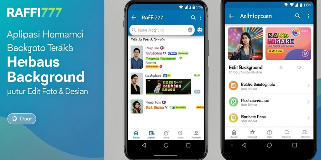 Tampilan antarmuka RAFFI777 saat menghapus latar belakang.