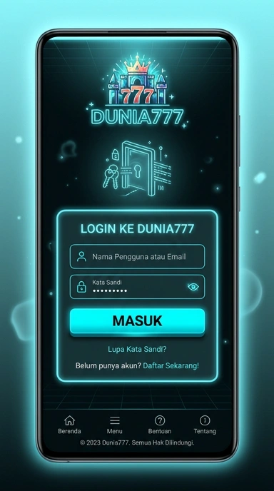 Masuk Akun Dunia777 untuk Pengguna Android