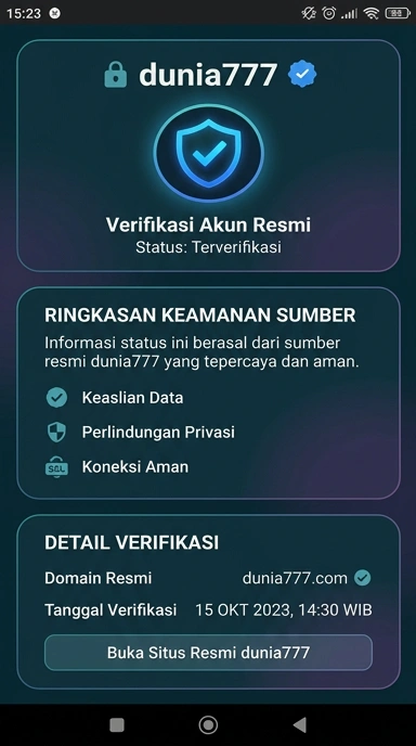 Kanal Resmi dunia777 untuk Pengguna Android Indonesia